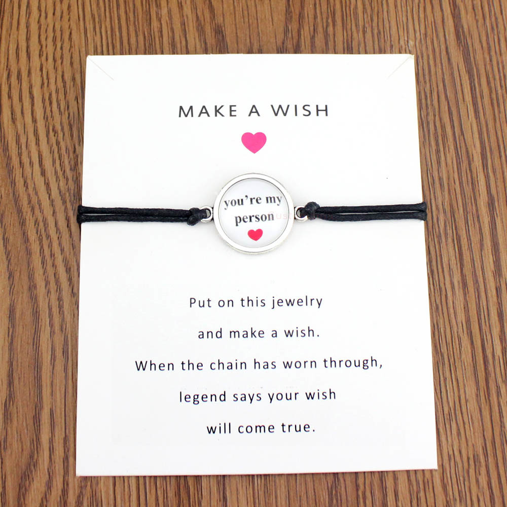 

You Are My Person I Am Your Person Sea Turtles Tortoise Bee Animal Silver Charm Card Bracelets Women Men Unisex Fashion Jewelry