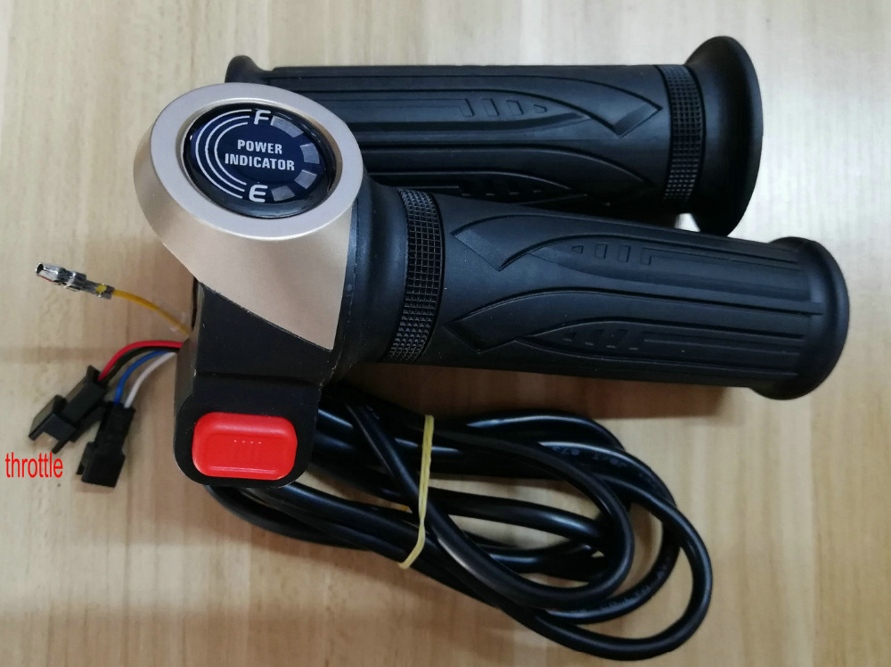 

Twist Throttle With Digital Display Battery Level Indicator &Power On-Off Switch For Electric Bike Scooter Tricycle MTB Diy Part