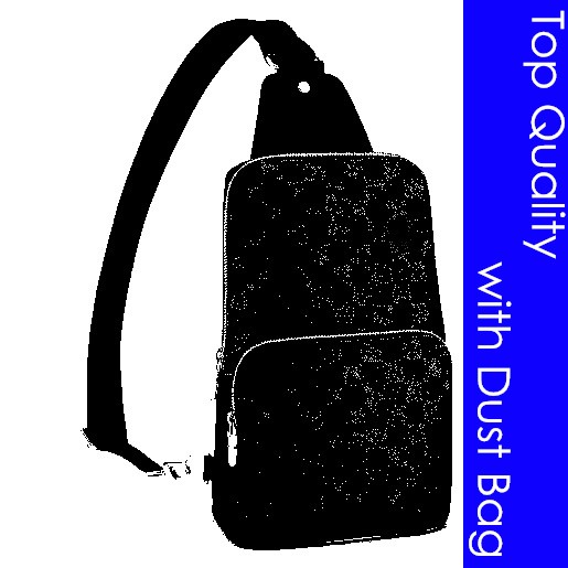 

TOP Quality N41719 N41720 AVENUE SLING BAG Designer Fashion Men's CROSS BODY Sling Canvas Leather Sporty Casual Messenger Small Shoulder BAG, (top) brown with flowers