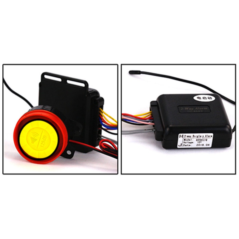 

Hot New Motorcycle Anti-theft Security Alarm System Two-way With Engine Start Remote Control Key Fob Accessories