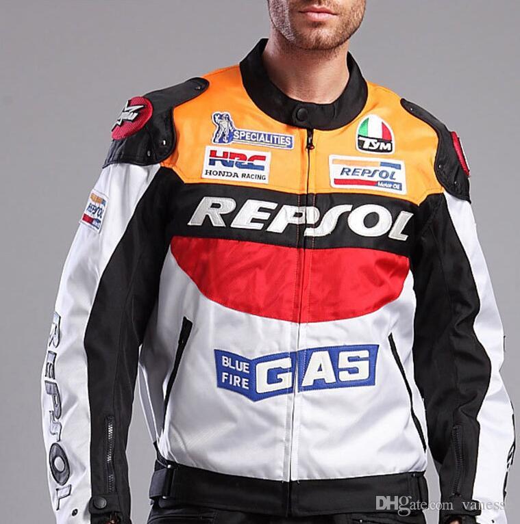 Repsol-Honda Motorbike Racing Gants en Cuir pour Motard Taille L