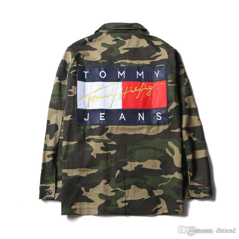 camo denim jacket cheap