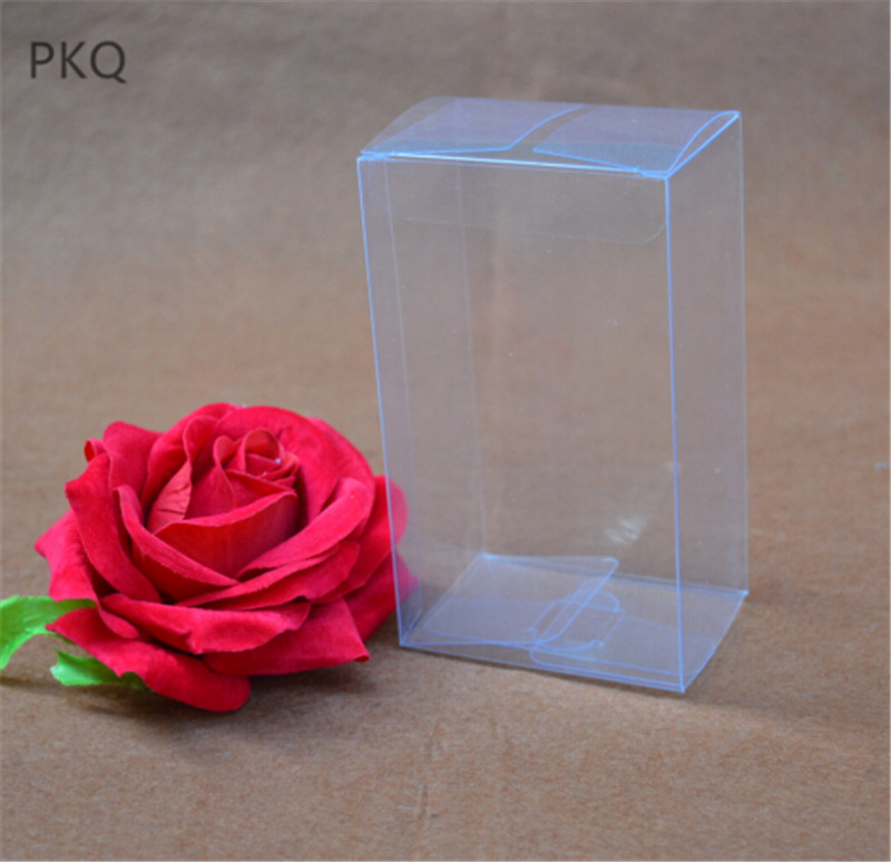 

15pcs clear plastic pvc boxes gift packaging for candy cosmetic cake Packing Box DIY crafts display package transparent Box