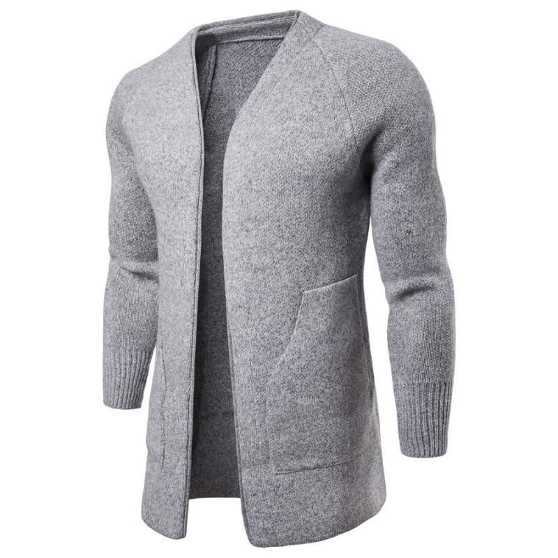 

Men Sweater Clothing Long Sleeve Pullovers Outwear Man sweaters, Gray