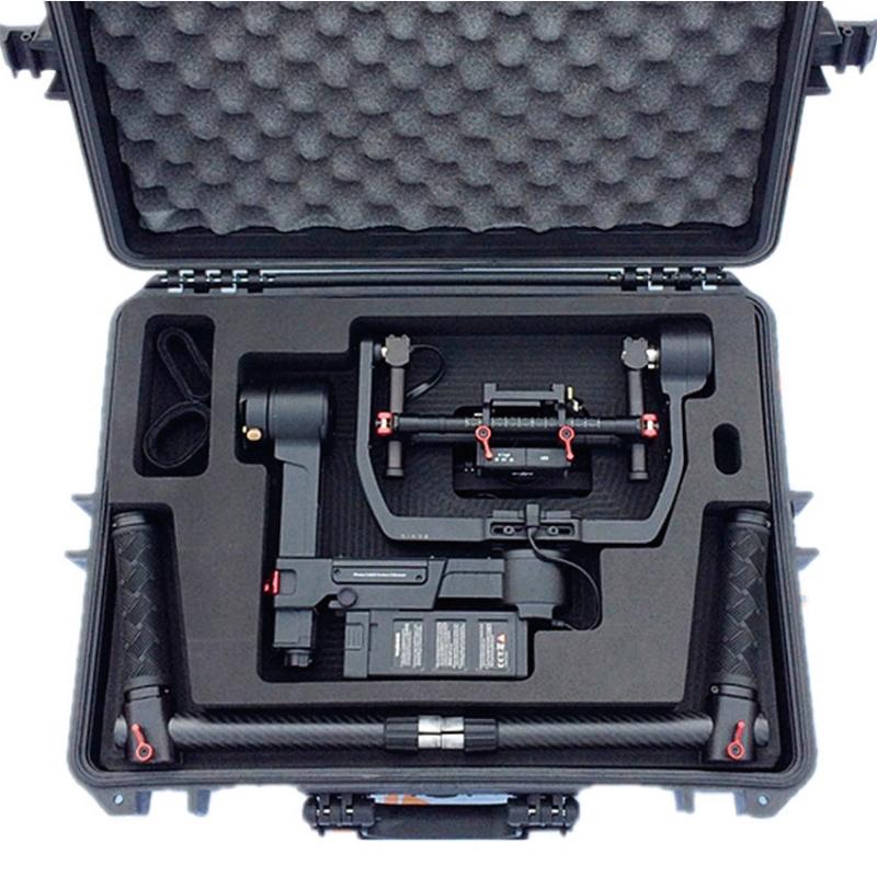 

black hard abs plastic safety DJI Ronin M tool case with customized foam