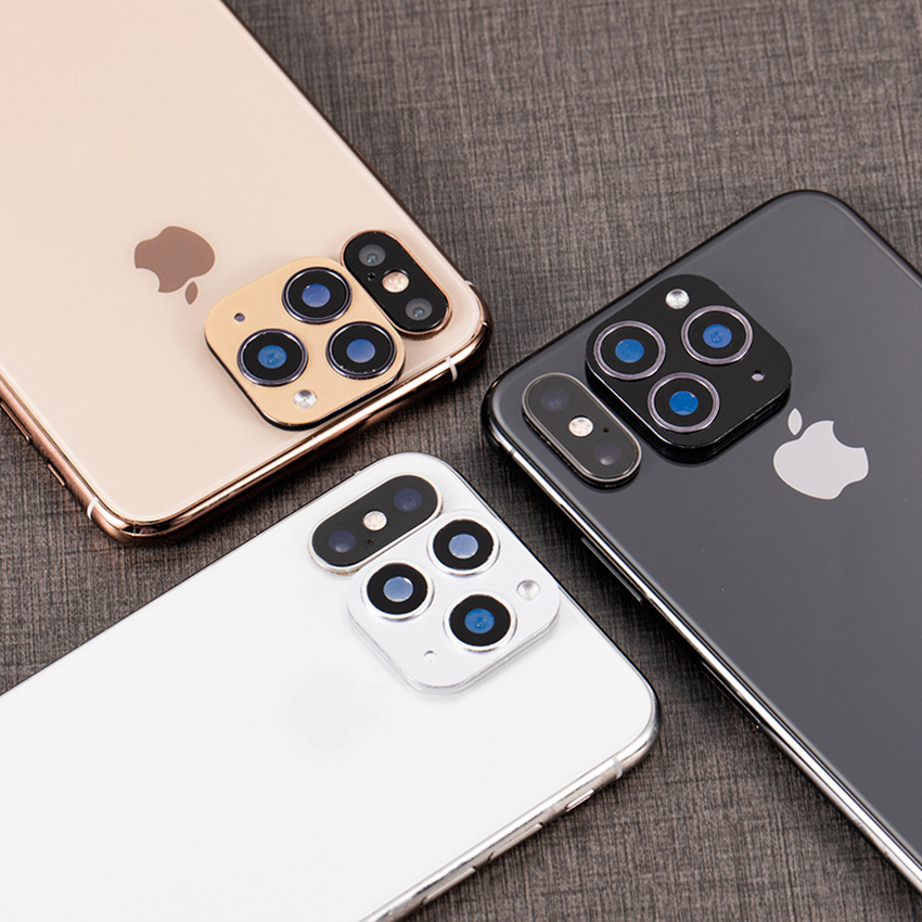 

Version 2 Applicable for Apple iPhone X XS MAX XR Second Change To 11 Pro Lens for iPhone 11 PRO MAX Lens Ring Sticker Modified Camera Cover