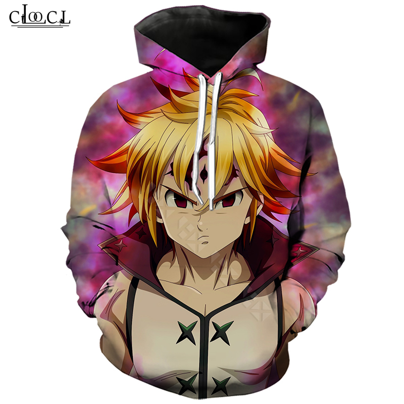 

The Seven Deadly Sins Hoodie Men Women 3D Print Anime Meliodas Streetwear Pullovers Casual Hooded Coat, Hoodie 1