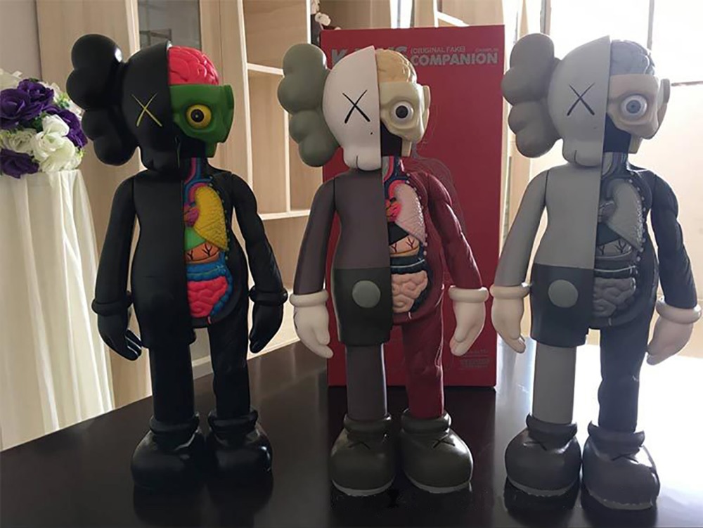 

8 inch box Companion original fake black red and grey medicom toy factory prodct 100% real picture with original box, Brown