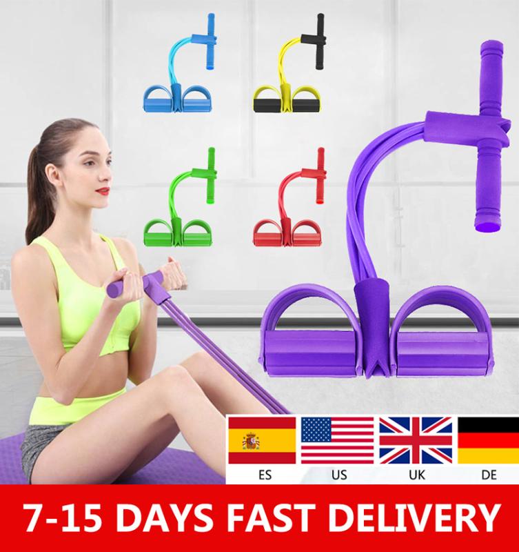 

Multi Function Tension Rope Strong Fitness Resistance Bands Latex Pedal Women Men Sit Up Pull Ropes Yoga Fitness Equipment
