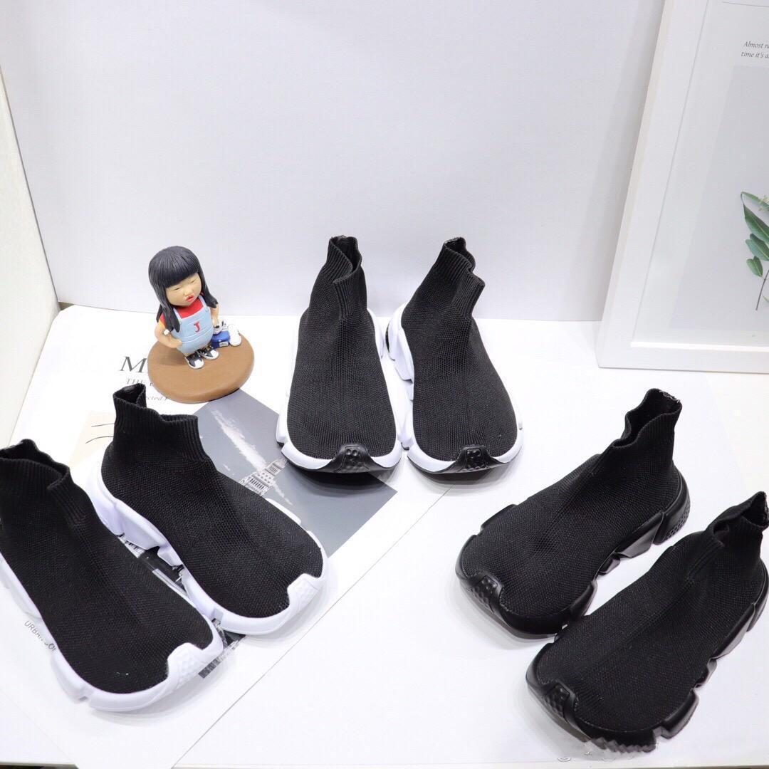 2020 Speed Trainer Big Kids Chaussures de course Enfants Garçons Filles jeunes designers Sneakers Luxury Toddlers Chaussette Chaussures Taille Eu