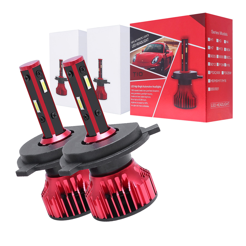 

4-sides H7 LED Canbus Lamp 9006 9007 H1 H3 880/881 9005 H4 LED H11 Headlight Kit 56W 8000LM 6500K
