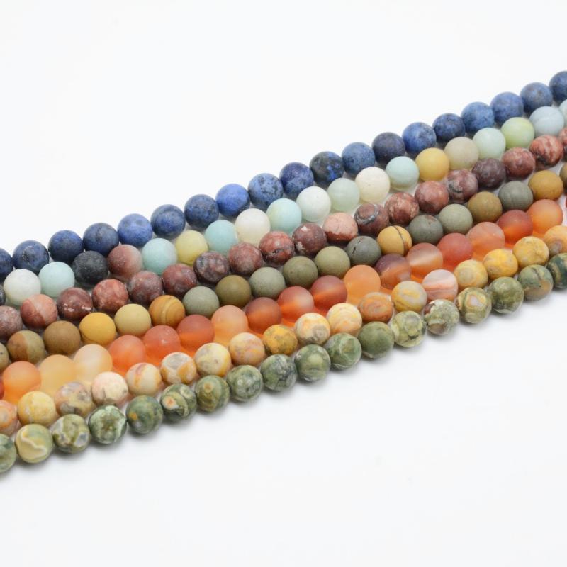4 mm à facettes rouge peau de léopard JASPER perles rondes 15/" Strand Pour Bracelet À faire soi-même