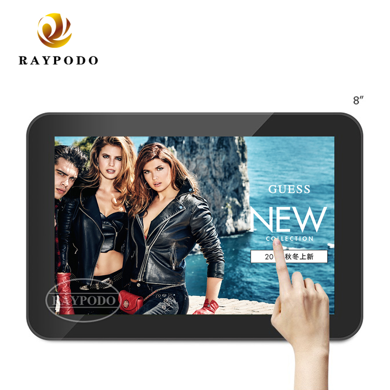 

Raypodo Wall mount Android 8.1 POE tablet 8, Black