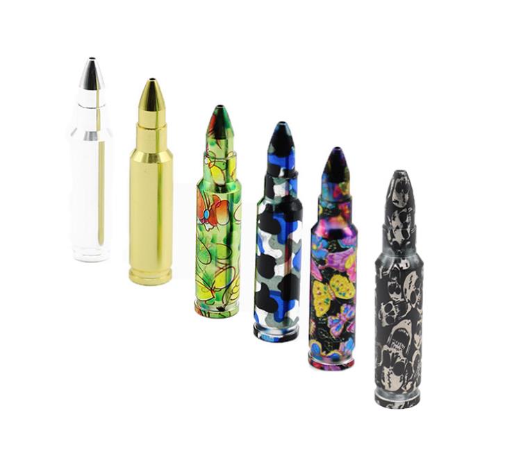 

2009 New Creative Convenient Bullet Pipe 90MM Multicolor Individual Large Creative Small Tobacco Accessories