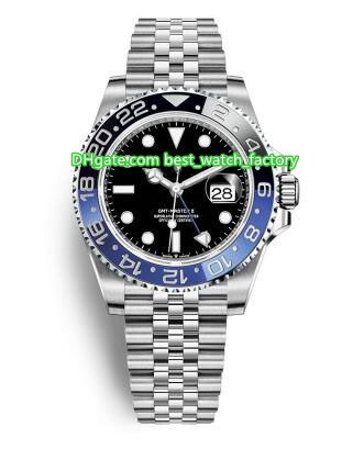

12 Style High Quality Basel World 40mm GMT Batman 126710 126711 116710 116718 126719 126715 Asia 2813 Movement Automatic Mens Watch Watches