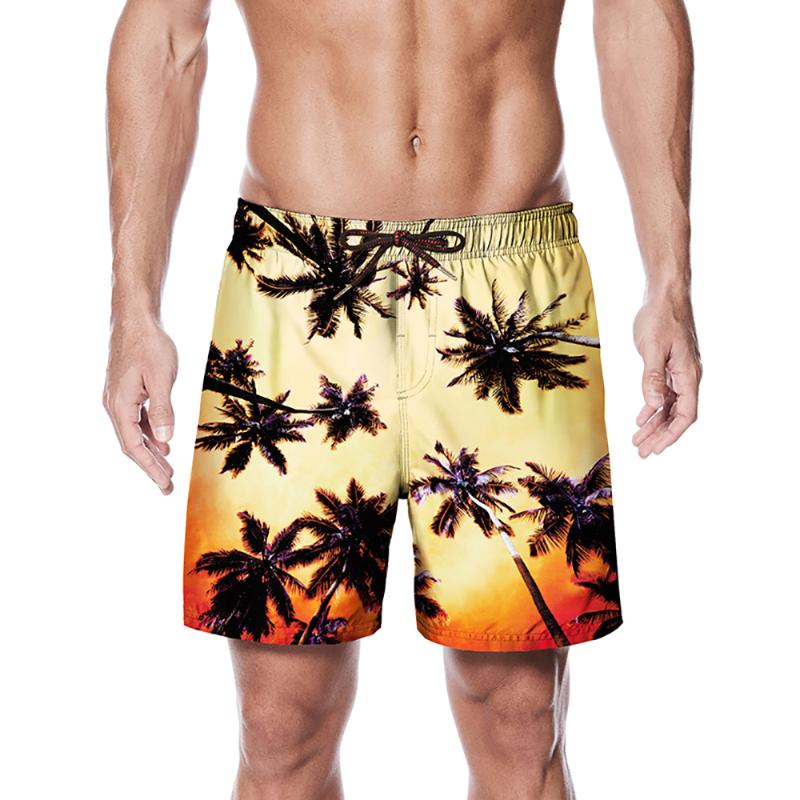 

Men's Swimming Pants Adult Fat Printing Swimming Trunks Shorts Hot Spring Bathing Suit Pants Beach Bathing Trunks
