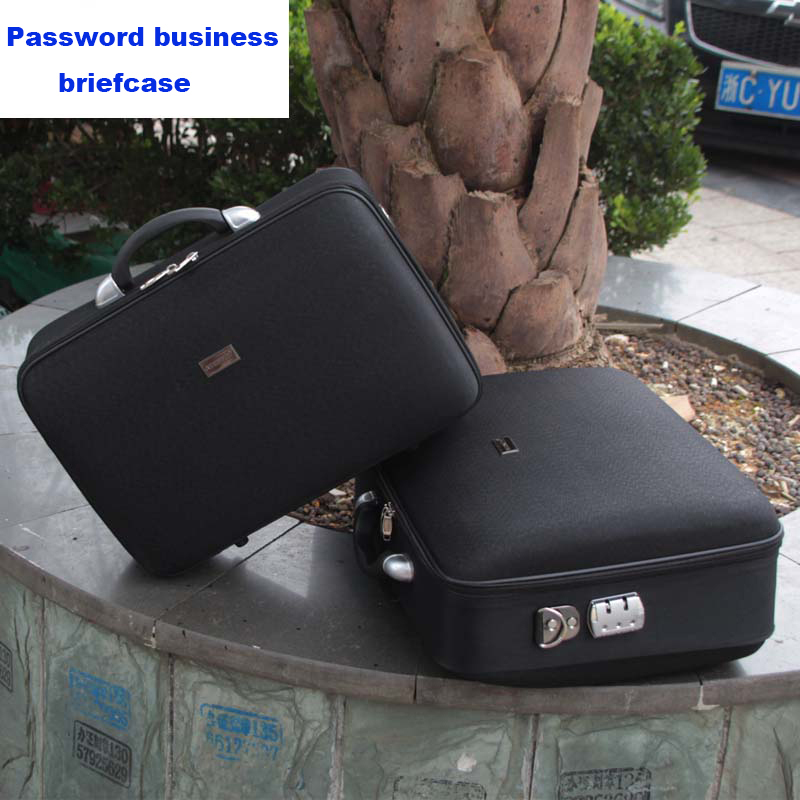 

Portable password box business document briefcase toolbox small suitcase male portable tool bag File box