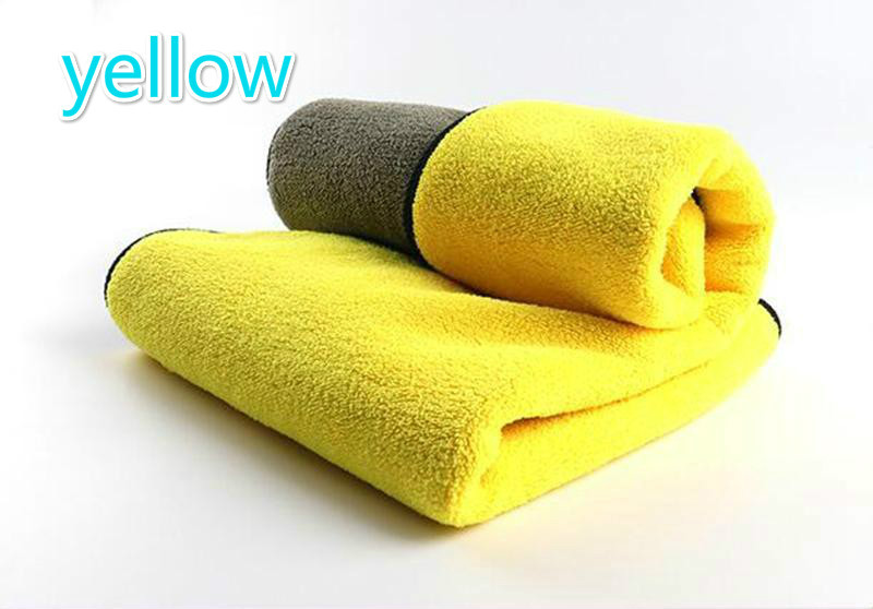 

Hot sale microfiber car cleaning towel thickened super absorbent high density coral fleece car wash towel 30 * 40