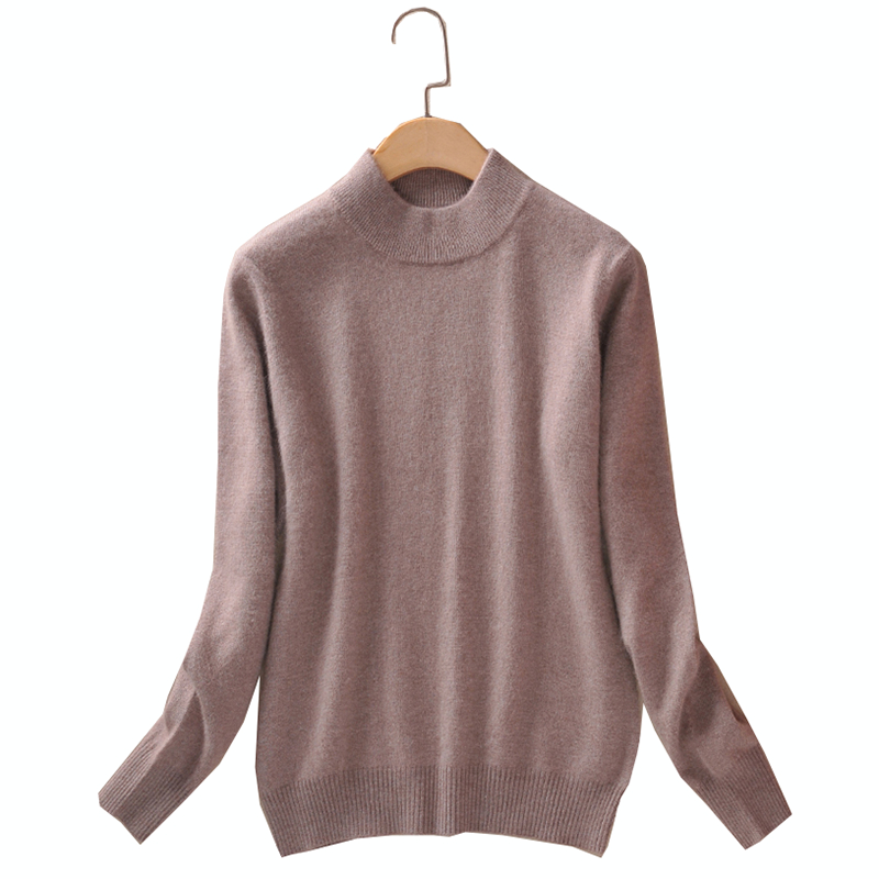 

Spring Cashmere Wool Womens Sweater Jersey Pink Beige Warm Soft Women Pullovers Sweaters 2019 Autumn Fashion Jumper Female 2XL, Orange