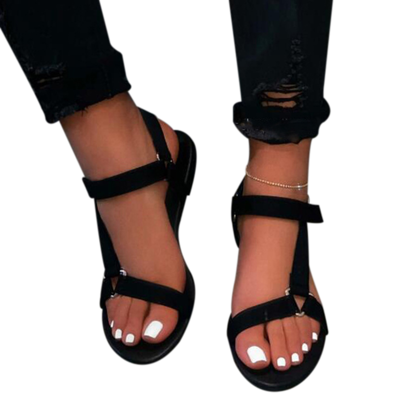 

Women Flat Sandals Open Toe Breathable Anti-slip Casual for Summer Beach Outdoor AIC88, Multicolour