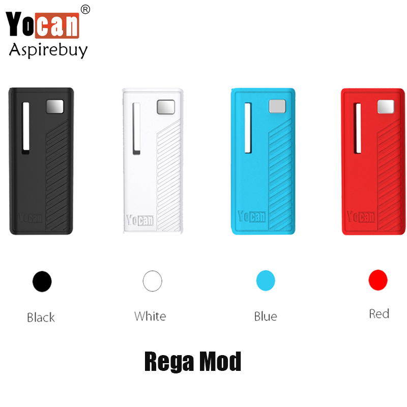

Yocan Rega Mod 320mAh Battery Preheat Vape Mod Variable Voltage Magnetic 510 Thread Adapter VS Yocan UNI Battery 100% Original