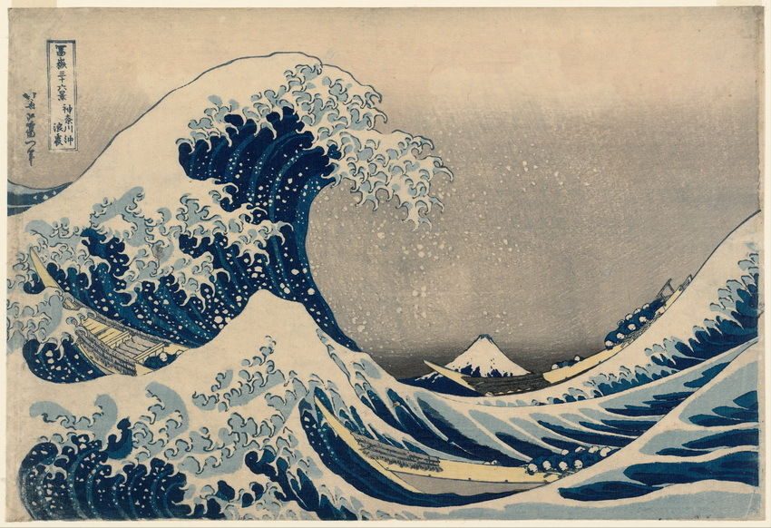 

Katsushika Hokusai Under the Wave of Kanagawa Home Decor Handpainted &HD Print Oil Painting On Canvas Wall Art Canvas Pictures 191107