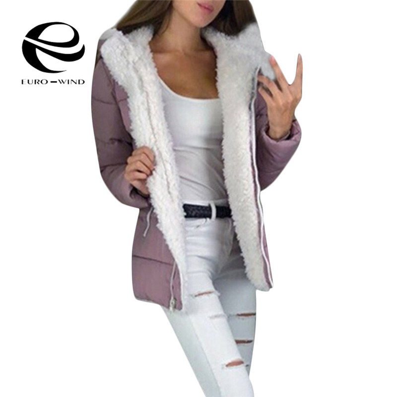 

Plus Size 5XL 2019 Winter Women Coat Women Winter Thicken Coats Long Sleeve Warm Jacket Outer Wear Zipper Coat Blend, Black