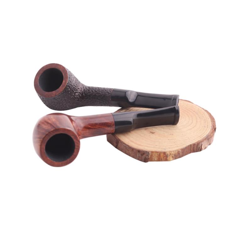 

New Photinia Pipe Removable Filter Nozzle Solid Wood Apple Pipe Accessories