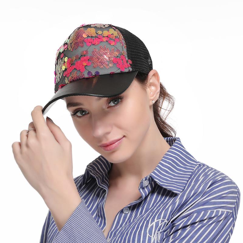 

Visors Home&Nest Fashion Summer Women Man Outdoor Hat Cap Adjustable Sunscreen Quality Sequins Hats Baseball Caps Sun, White