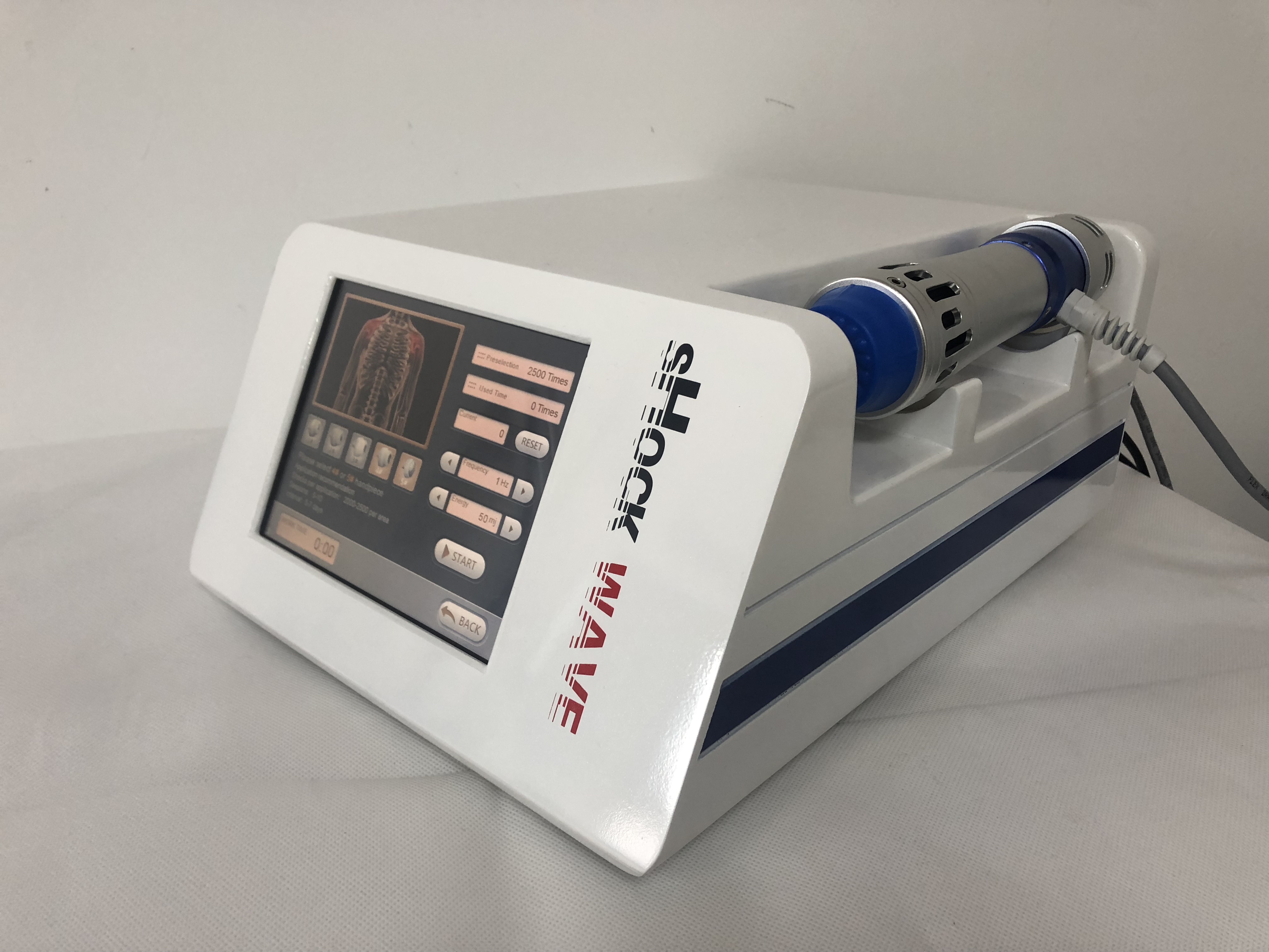 

SW8 portable Othopaedics Shock Wave Therapy Equipment for body pain relief and losse weight with 180MJ