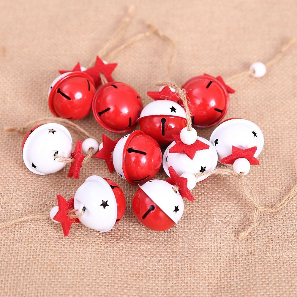 

5pcs New Christmas Bell Pendant Creative Decorations Shopping Mall Window