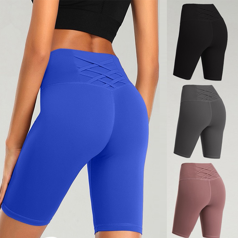 

New Women' High Waist Bike Yoga Short Sexy Seamless Push Up Hip Tight Skinny Gym Shorts Fitness Sports Leggings Cycling Shorts