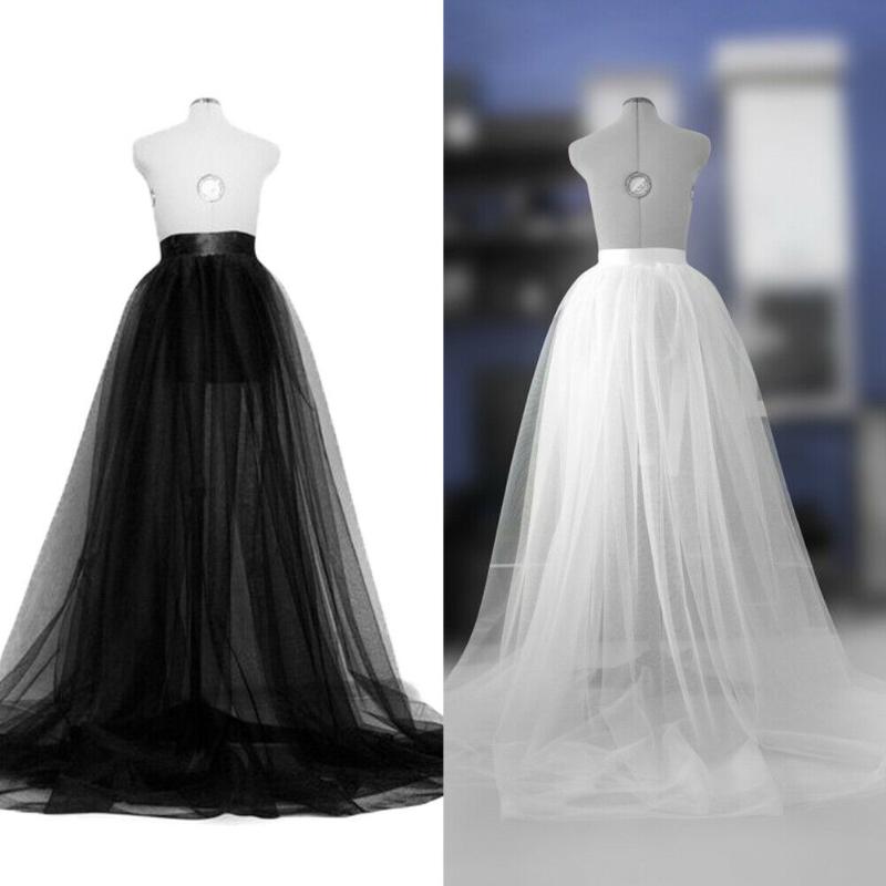 

Women Long Skirts Wedding Party Prom Bandage Mesh Ball Gown Skirt Ladies Teenager Dance Skirt Fanny 2020 new, White