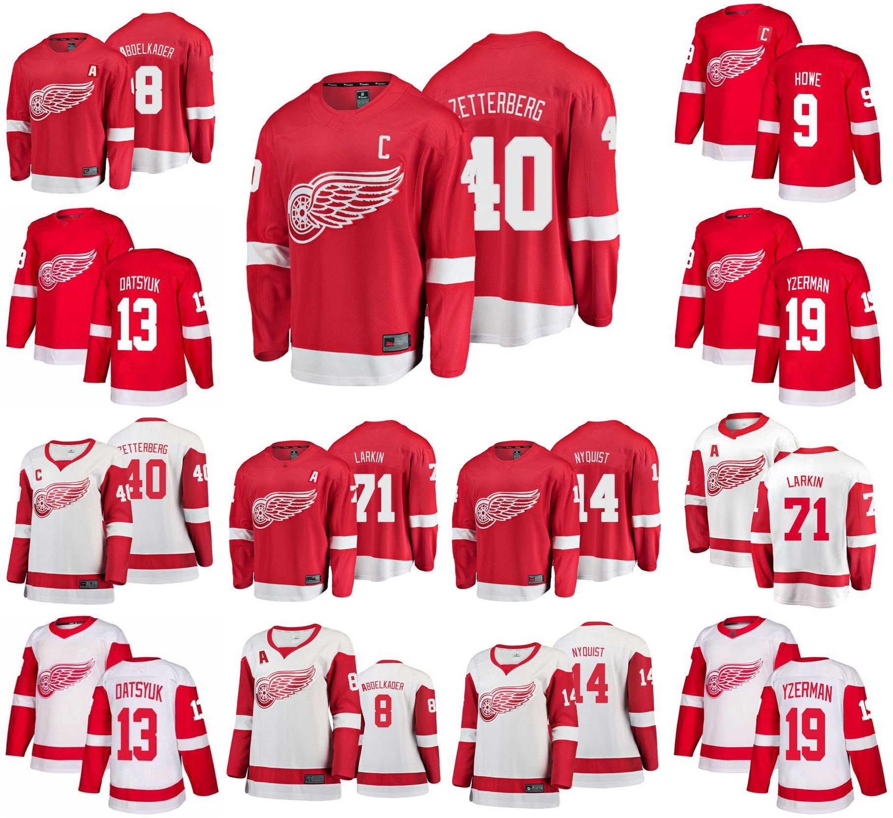 dylan larkin jersey for sale