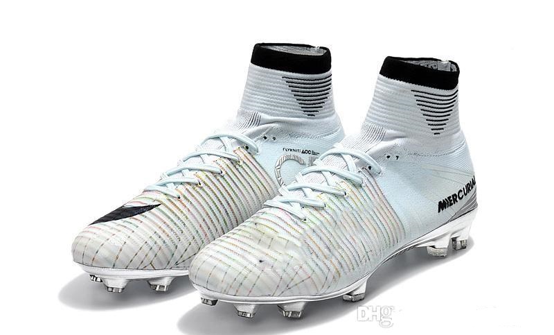 botines nike cr7 blancos