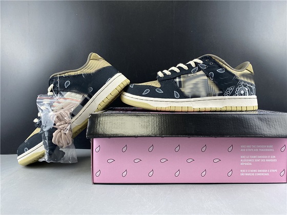 high quality wholesale 2020 Hot Travis SB Dunk Low Basketball Shoes CT5053-001Man Women Cactus Jack Parachute Beige Petra Brown Black Sneak