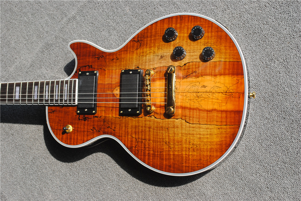 Factory Custom natural Electric Guitar with Gold Hardware with Rosewood Fretboard Offer Customized , Free shipping
