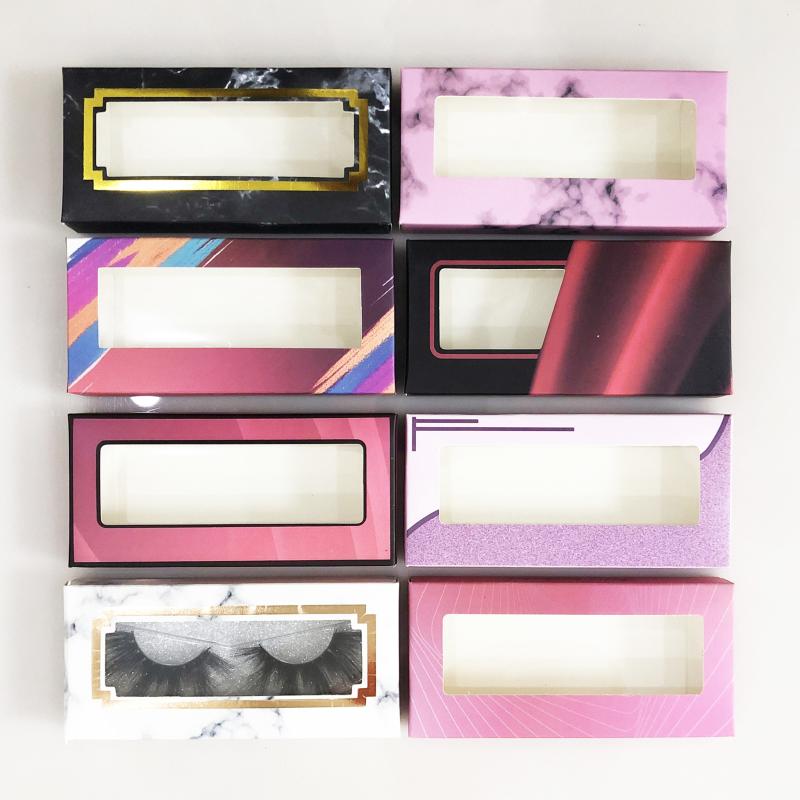 

Fashion Mink False Eyelashes Empty Box Case Makeup Multi Style Cardboard Packaging Wholesale Custom Private Label