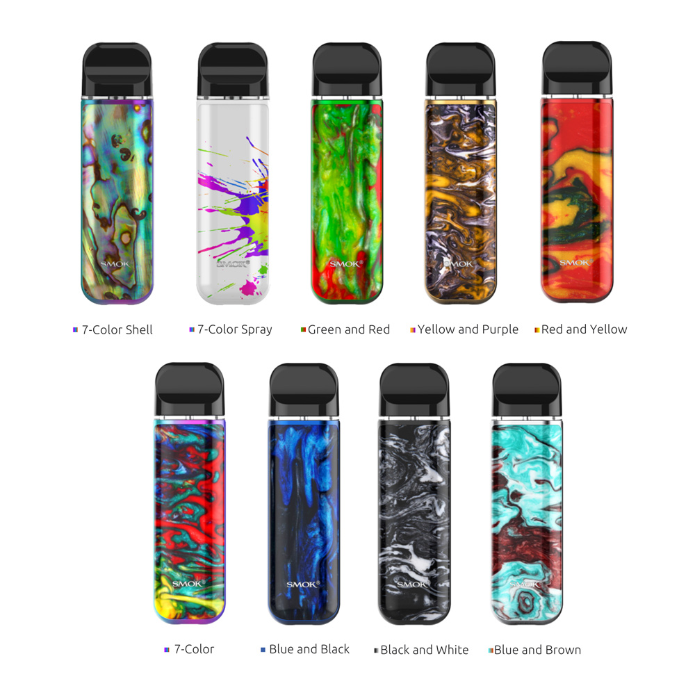 

Cigarettes SMOK Authentic Cartridges Pod Kit Pods Novo 25W MTL Battery Vape 1.0ohm 2 With Mesh Vape /DC Pen 800mAh E 100% Smok 2ml 1.4o Crxi