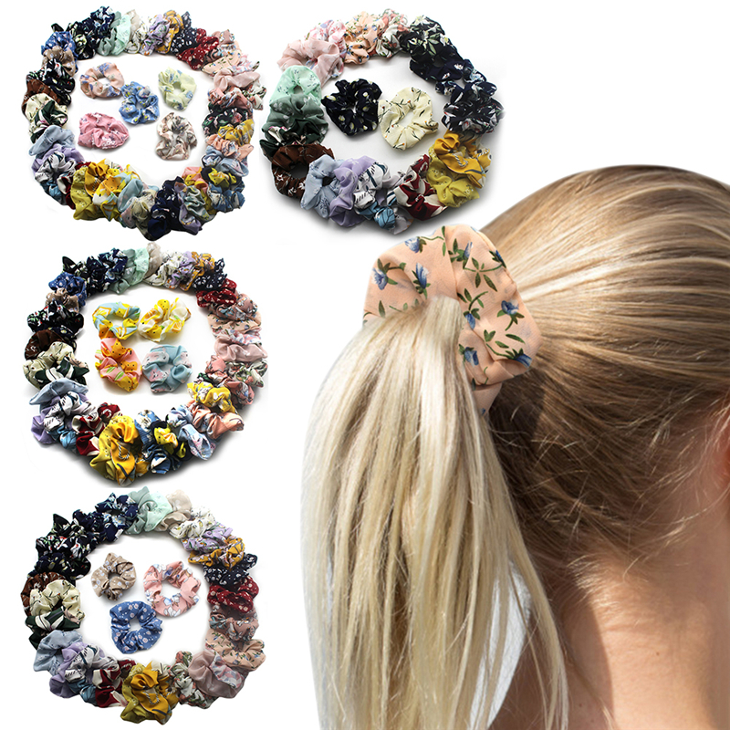 

Chiffon Ponytail Elastic Women Hair Rope Hair Clip Messy Bun Maker Children Rubber Rope Girls Accessories Styling Tool
