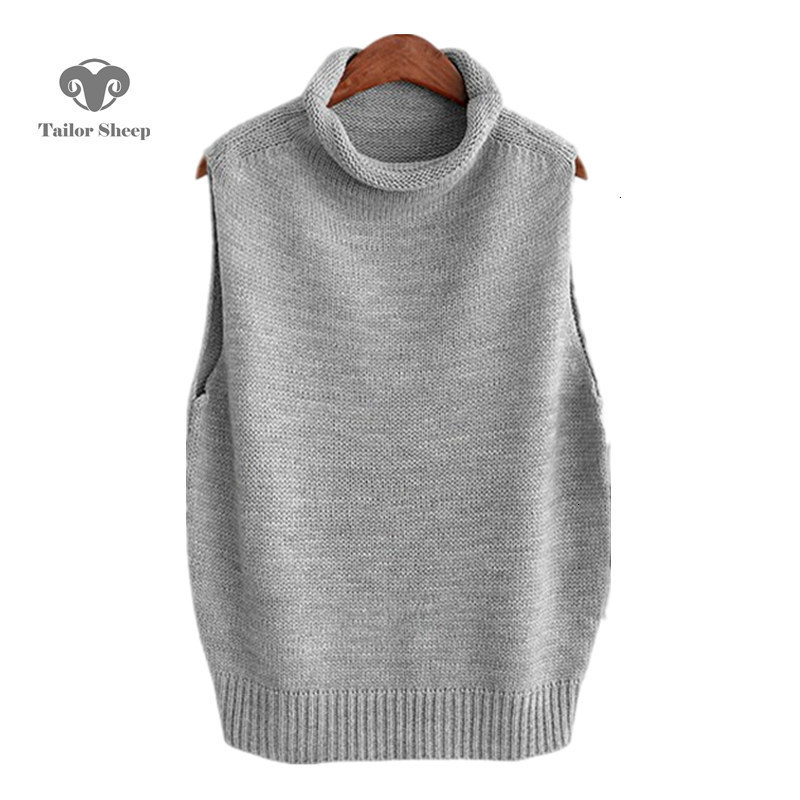 

New Plush vest with curly neck, waistcoat, sleeveless waistcoat and women's fashion sweater in 2019, Black