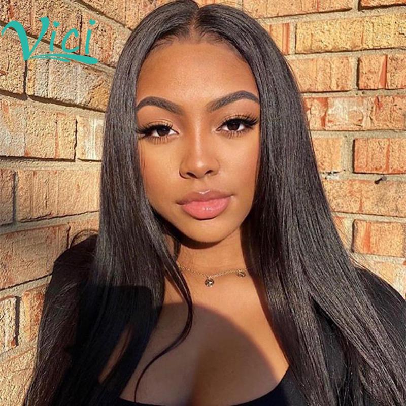 

13x6 Lace Front Human Hair Wigs Straight Lace Front Wig Glueless Wig Pre Plucked With Baby Hair Part Natural 150, As pic
