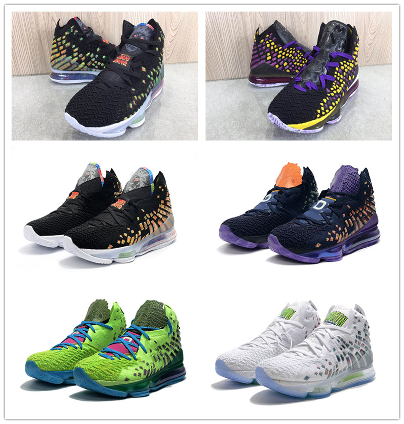 

L17 Command Force White Multicolor Men basketball shoes Space Jam 17 Mr. Swackhammer Neon Gang Black mens sports sneaker