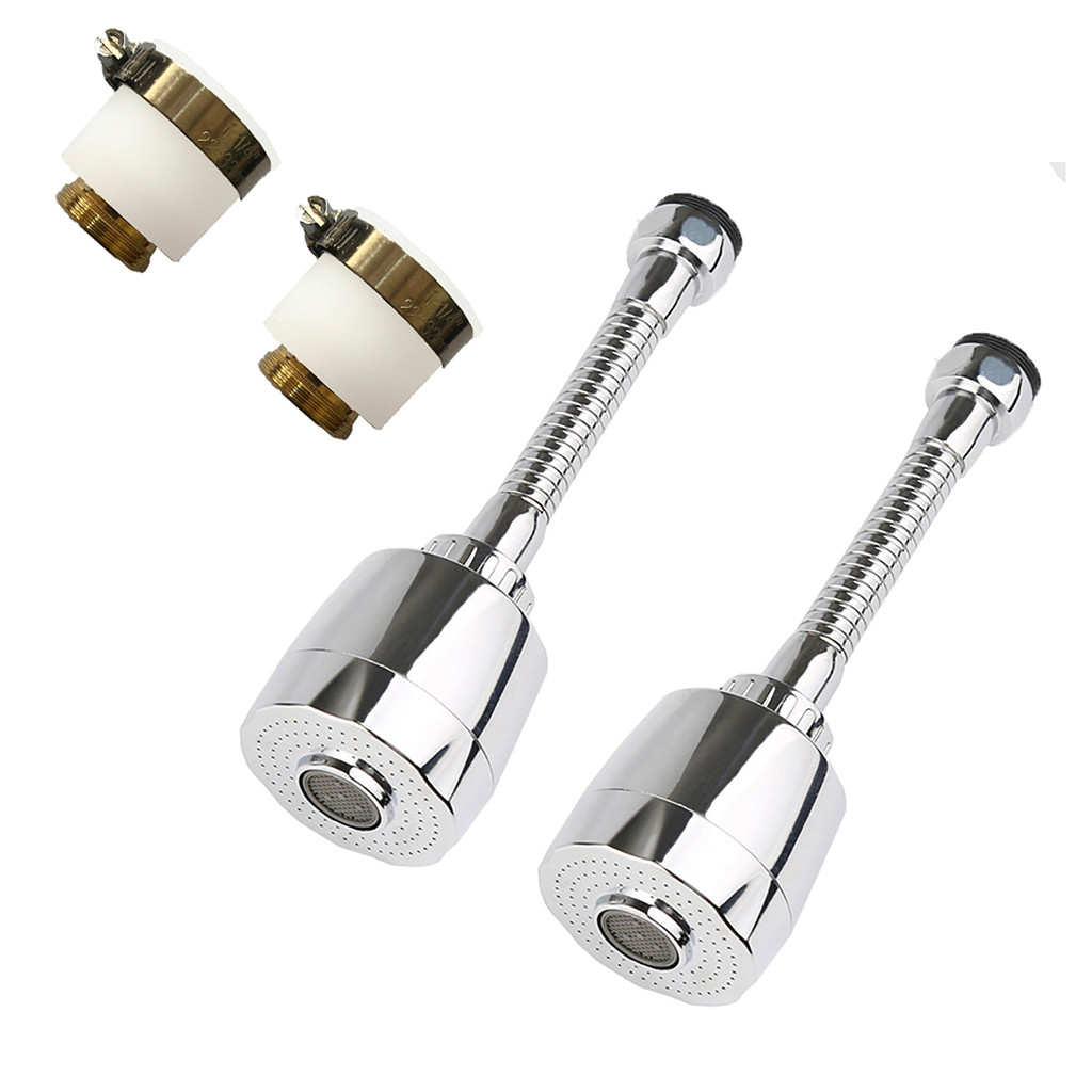 

2pc Faucet Nozzle Filter 2pc Water Pipe Adapter Flexible Kitchen Faucet Sprayer Turbo Flex 360 Sink Sprayer Jet 19SEP16