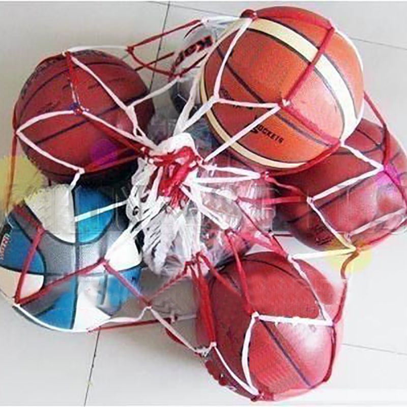 

Outdoor Sports Soccer Net 10 Balls Carry Net Bag Portable Football Balls Bag