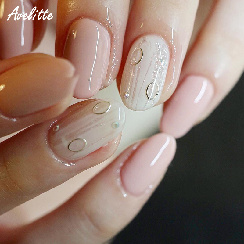 

Avelitte Nail Accessories High Precision Colored Leaf Shaped Metal Rivet Nail Decoration DIY Phototherapy Nails 20 Pieces