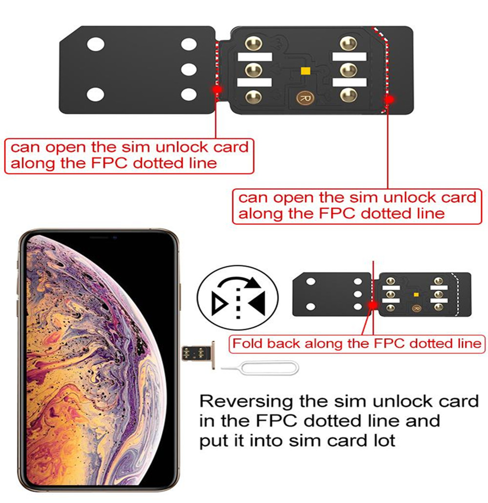 

Original RSIM14 Unlock SIM R-SIM 14 FOR IPHONE 6 7 8 PLUS X XR XS XSMAX RSIM Card Tool