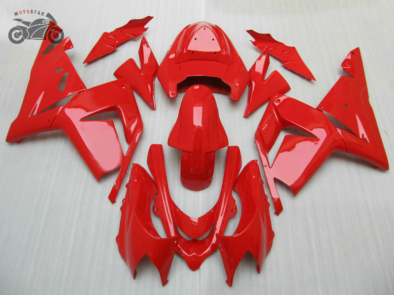 

Free Customize fairings for Kawasaki 2004 2005 Ninja ZX-10R motorcycle ABS plastic red body repair fairing kits ZX 10R 04 05 ZX10R, Same as picture