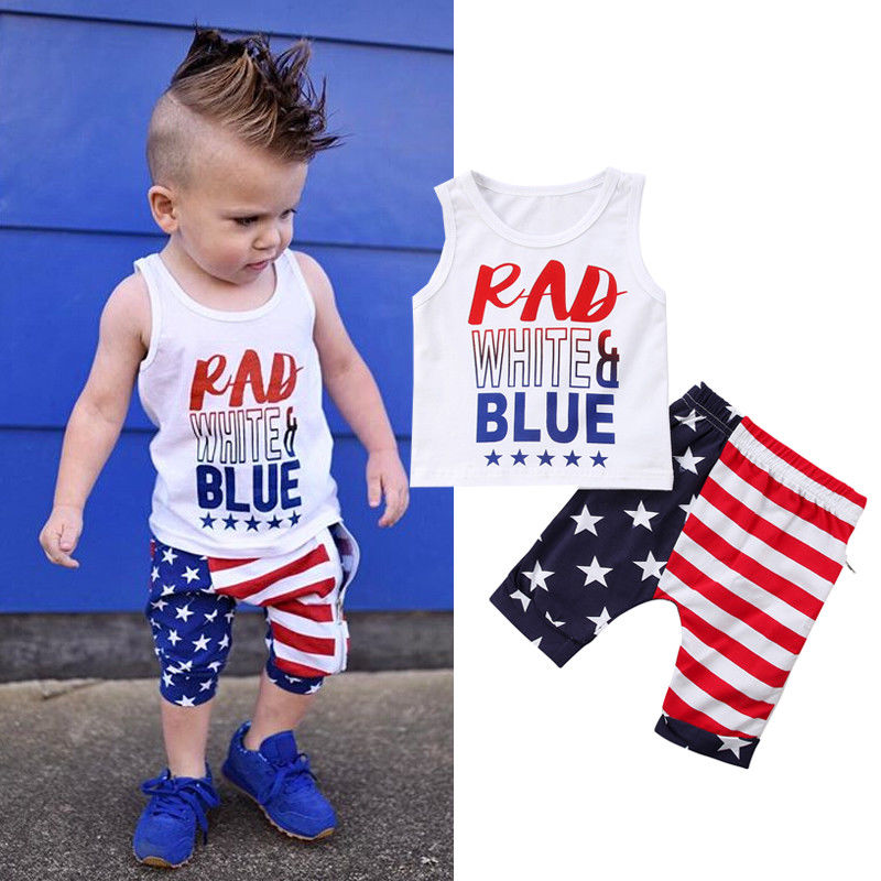 

Fashion Toddler Baby Clothes T-shirt Half Zipper Stripe Pants Kids Boys Outfits, As pic