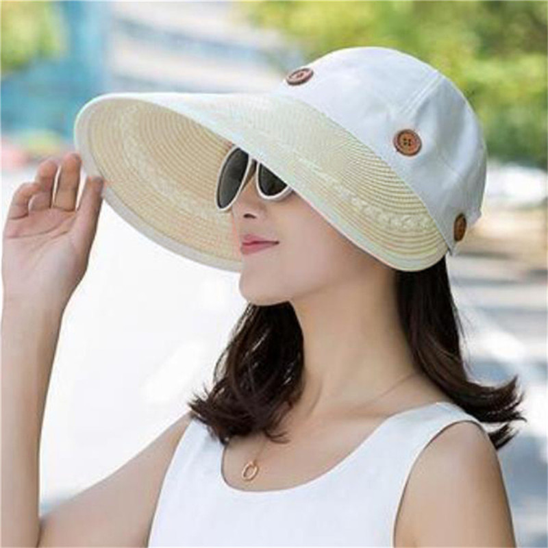 

Women Fashion Cycling Foldable Bucket Hat Summer Travel Gift Wide Brim Solid Soft Outdoor Sports Sun Protection Beach, Pink